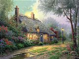 Moonlight Cottage by Thomas Kinkade